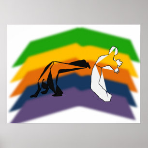Plakat capoeira Kampfkunst-Brasilien-Axt