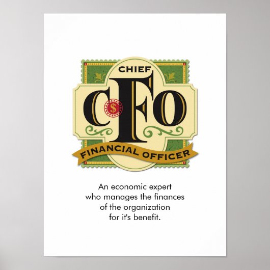 Plakat "CFO" (Vorne)