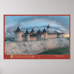 Plakat CHÂTEAU-GAILLARD - Kalksteinseite