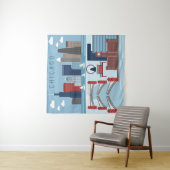 Plakat Chicagos Illinois Wandteppich (Beispiel)
