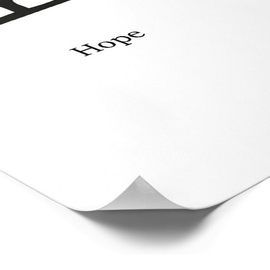 Plakat "Chinesische Symbole" (Ecke)