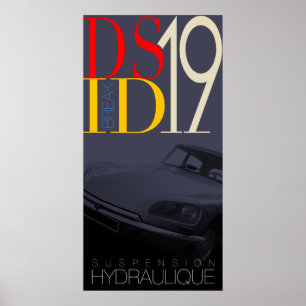 Plakat Citroen DS