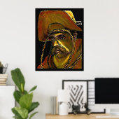 Plakat-Cowboy mit Seil Poster (Heimbüro)