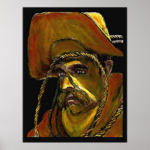 Plakat-Cowboy mit Seil Poster