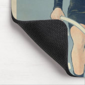 Plakat, das Francois Faber darstellt Mousepad (Ecke)