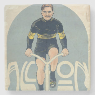 Plakat, das Francois Faber darstellt Steinuntersetzer