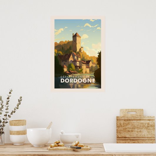 Plakat - Departement Dordogne - 24 (Küche)