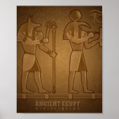 Plakat der altägyptischen Zivilisation (Vorne)