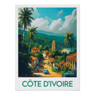 Plakat der Elfenbeinküste Poster