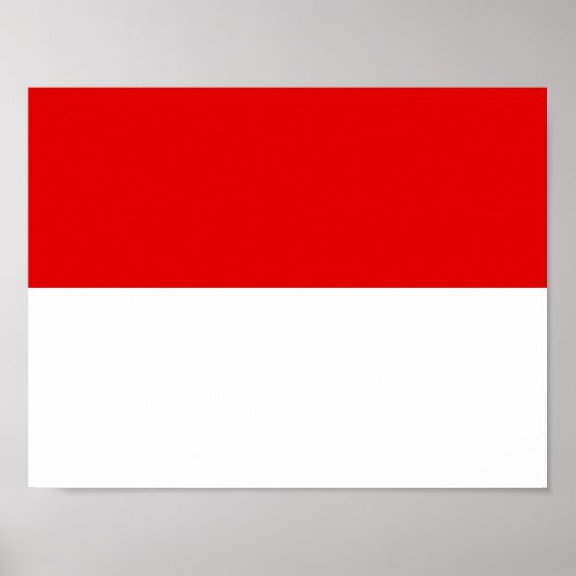 Plakat der Flagge Hessens (Vorne)