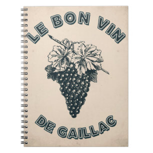 Plakat Der gute Gaillac-Wein Notizblock