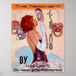 Plakat der Kaufmann von Venedig William