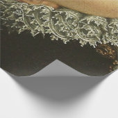 Plakat der Königin-Decoupage Geschenkpapier (Ecke)