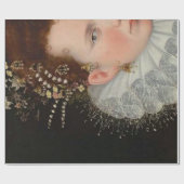 Plakat der Königin-Decoupage Geschenkpapier (Flach)