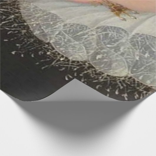 Plakat der Königin-Decoupage Geschenkpapier (Ecke)