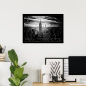 Plakat der NEW YORK CITY (Heimbüro)