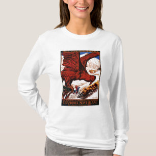 Plakat der Olympischen Winterspiele 1924 T-Shirt