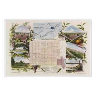 Plakat der Orange Vale Colony 1895 Poster