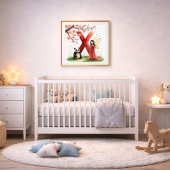 Plakat der Panda-Fee mit dem Buchstaben X - Chines