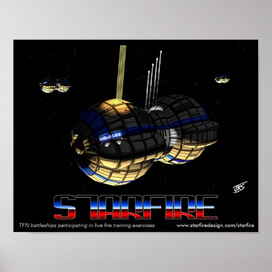Plakat der TFN-Battleships-Ausbildung (Vorne)
