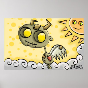 Plakat der Wolke neun