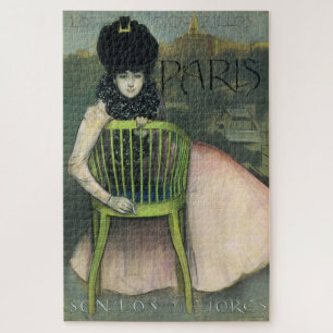 Plakat der Zigaretten Paris Puzzle