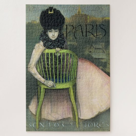 Plakat der Zigaretten Paris Puzzle (Vertikal)