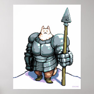 Plakat des größerer Hund(19,2" x 24", Matt)