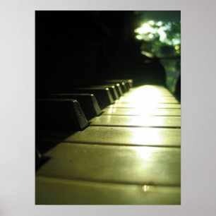 Plakat des Klavier-18x24 im Sonnenlicht