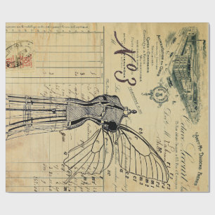 Plakat des Kleiderform-Engels-60lb Decoupage Geschenkpapier