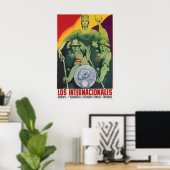 Plakat des Spanischen Bürgerkriegs Internationale  (Heimbüro)