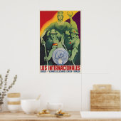 Plakat des Spanischen Bürgerkriegs Internationale  (Küche)