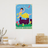 Plakat Deutsche Bahn -In den Frühling- (Küche)