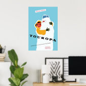 Plakat Deutsche Bahn -Touropa Winter 1959/60 (Heimbüro)