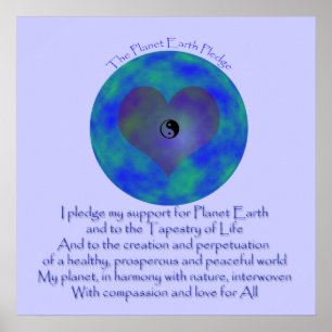 Plakat - die Planeten-Erdbürgschaft