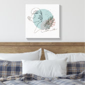 Plakat Die schlafende Träumerin Leinwanddruck (Insitu (Schlafzimmer))