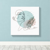 Plakat Die schlafende Träumerin Leinwanddruck (Insitu (Holzboden))