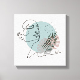 Plakat Die schlafende Träumerin Leinwanddruck