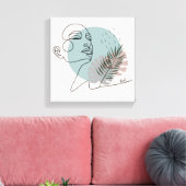 Plakat Die schlafende Träumerin Leinwanddruck (Insitu (Wohnzimmer))