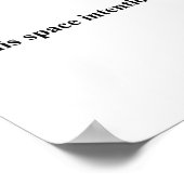 Plakat "Dieser Raum wird bewusst links" (Ecke)