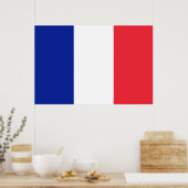 Plakat Drapeau France Tricolore grand (Küche)