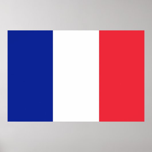 Plakat Drapeau France Tricolore grand (Vorne)