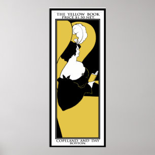 Plakat-Druck: Aubrey Beardsley "das gelbe Buch " Poster