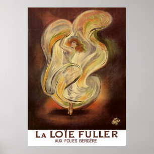 Plakat-Druck: Folies Bergere La Loie voller Poster