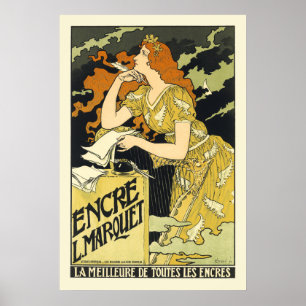 Plakat/Druck:  Kunst Nouveau Vintages Plakat