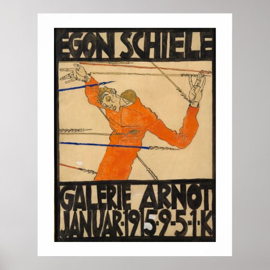 PLAKAT : EGON SCHIELE : 1914 -1915 (Vorne)