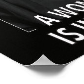 (Plakat) Eine Frau hat Platz im Widerstand Poster (Ecke)