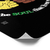 Plakat "END RACISM" (Ecke)