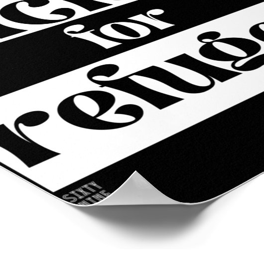 Plakat "END RACISM 2" (Ecke)