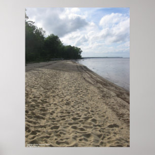 Plakat "Entlang des Strandes"